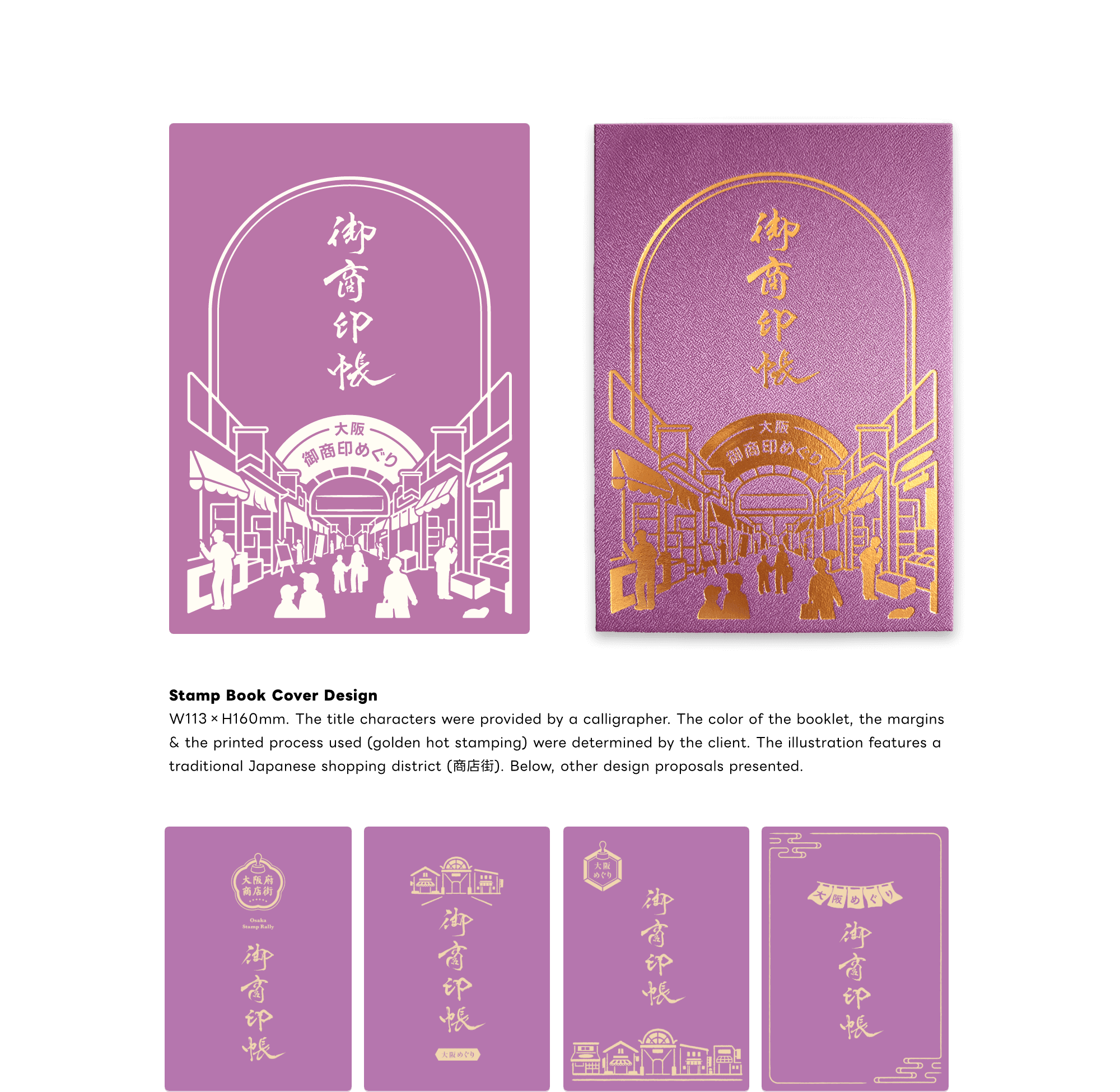Osaka Shopping District Stamp Series