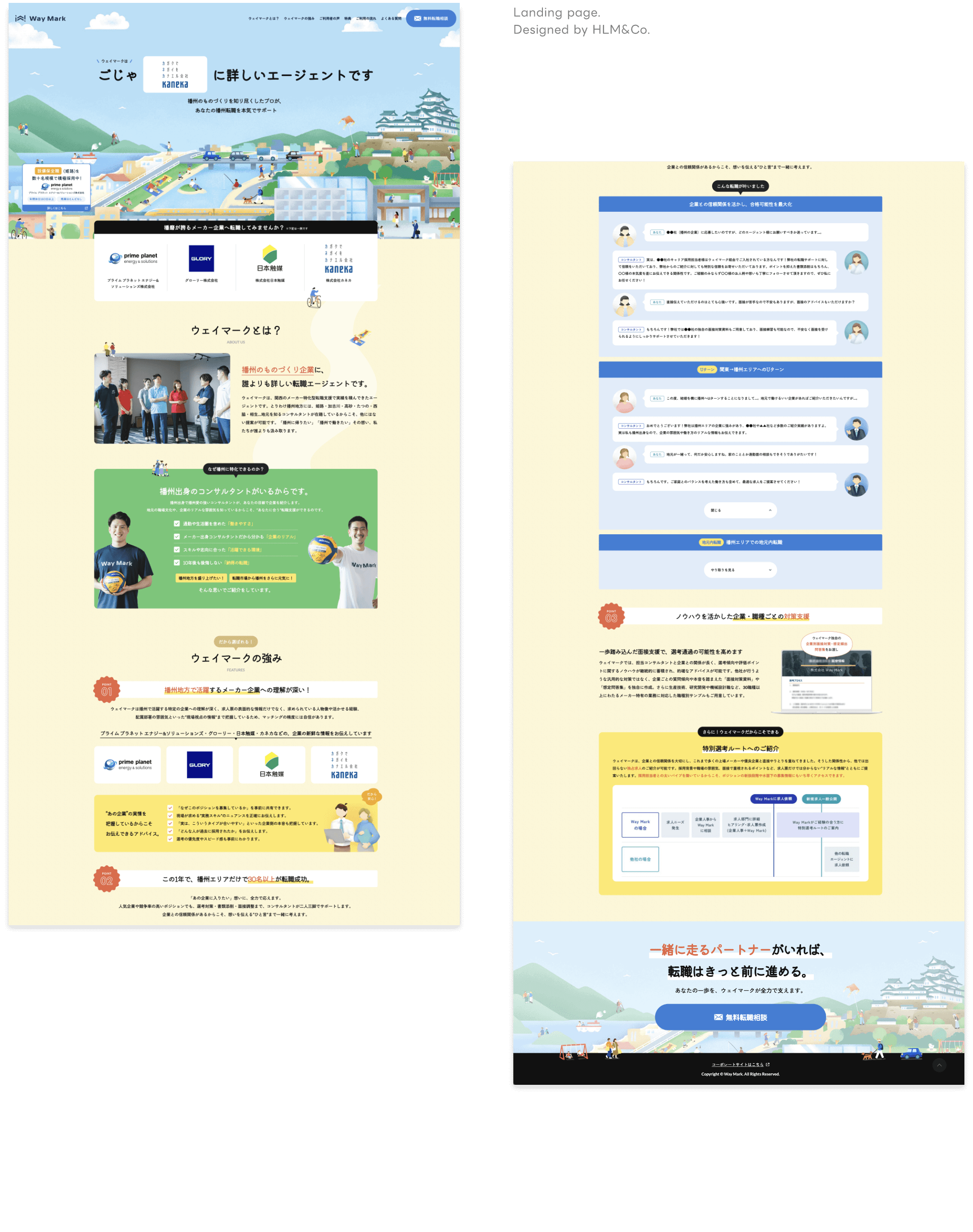 Way Mark Web Illustration